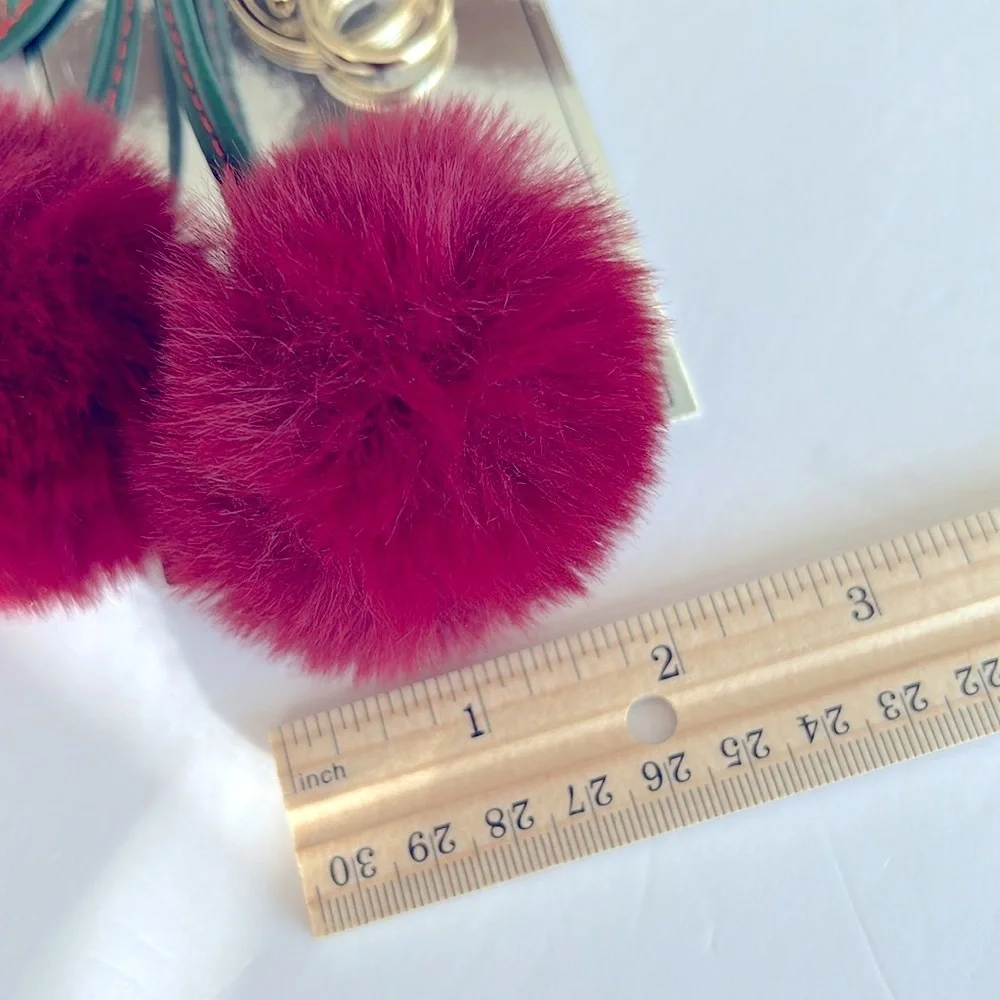 Madden Girl Red Cherry Bag Charm/key ring